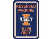 JTD Enterprises AP PSNC ILL Auburn Tigers Parking Sign