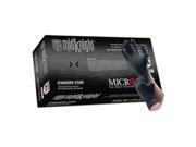 Microflex MFXMK296L MIDKNIGHT Black NITRILE Gloves Large 100 Per Box