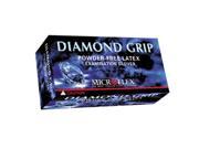 Microflex MF300S Diamond Grip Powder Free Latex Exam Gloves Box of 100 Small