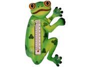 Songbird Essentials Tree Frog in Profile Small Window Thermometer