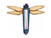 Songbird Essentials Blue Dragonfly Small Window Thermometer