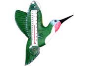 Songbird Essentials Green Hummingbird Large Window Thermometer
