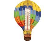 Songbird Essentials Hot Air Balloon with Horizontal Stripes Small Window Thermometer