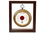 River City Cuckoo L4030R Hanging Galileo Thermometer with Cherry Finished Wood Frame
