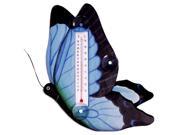 Songbird Essentials Blue Swallowtailed Butterfly Large Window Thermometer