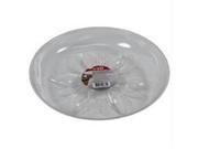 Bond Mfg P Heavey Duty Plastic Decorator Saucer Clear 8 Inch