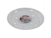 Bond Mfg P Heavy Duty Plastic Saucer Clear 12 Inch