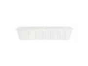 Novelty Mfg Co Polly Pro Planter And Liner White 18 Inch 02182