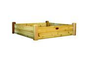 Gronomics RGB 48 48 Unfinished 48 x 48 x 13 in. Raised Garden Bed