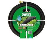 Colorite Swan Soaker Hose Black 25 Feet SNUER12025