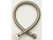 Fluidmaster .38in. X .50in. X 20in. No Burst Braided Stainless Steel Faucet Connector