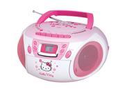 Spectra KT2028A Hello Kitty KT2028A Stereo CD Boombox with Cassette Player Recorder and AM FM Radio