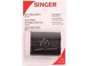 Singer 67110BLK 200 Yards Black Button Carpet Thread Pack of 3