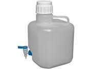 dynalab corp 505634 2 carboy square with spigot pp 10 l