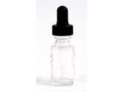 American Educational 7 406 2 DZ Flint Bottles French Square 0.5 Ounce 20 400 with Dropper