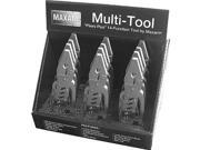 Maxam 12pc Multi tools In Countertop Display