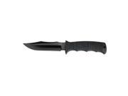 SOG E37SN CP Seal Pup Elite Fixed Knife Black TiNi with Clam Pack