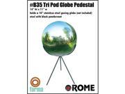 Rome Industries B35 Tri Pod Globe Pedestal for 10 inch globe