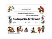 Hayes School Publishing H VA201CL Certificates Kindegarten Set Of 30