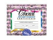Hayes School Publishing H VA515 Certificates Choral Set of 30 Achievement Certificate