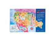 Dowling Magnets DO 734000 Geopuzzle Magnetic Usa Map 12X18