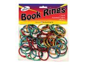 The Pencil Grip TPG189 Book Rings Assorted Colors 50Pk