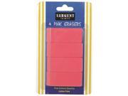 Sargent Art Inc. SAR361013 4Ct Large Pink Eraser Pack