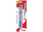 Pentel Of America ZE21TBP2M 2 Count Assorted Clic Eraser Retractable Eraser Wit Pack of 6
