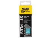Stanley Hand Tools CT308T 1 000 Count .5 in. Flat Narrow Crown Cable Staples