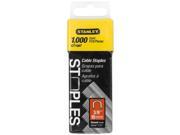 Stanley Hand Tools CT106T 1 000 Count .38 in. Cable Staples