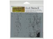 Crafters Workshop TCW6X6 456 Crafters Workshop Template 6 in. X6 in. Sketch Grid