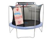 Upper Bounce 12 ft. Trampoline Enclosure Safety Net Fits For 12 FT. Round Frames Using 4 Arches with Sleeves on top poles not included