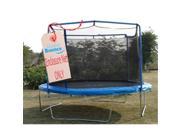 Upper Bounce UBNET 13 2 ASTR 13 ft. Trampoline Enclosure Safety Net Fits Trampoline Model No. TR 1564U COMBO Or 13 FT. Round Frames Using 2 Arches With Straps