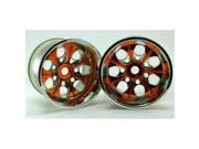 Redcat Racing 89106pl Chrome 7 Spoke Yellow Anodized Wheels For Redcat RC Racing Vehicles