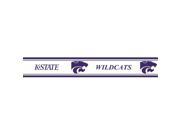 Trademarx RBP KSU Kansas State Wildcats Licensed Peel N Stick Border