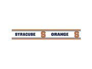 Trademarx RBP SYR Syracuse Orange Licensed Peel N Stick Border