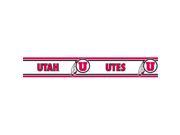Trademarx RBP UTAH Utah Utes Licensed Peel N Stick Border