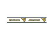 Trademarx RBP WVIR West Virginia Mountaineers Licensed Peel N Stick Border