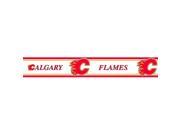 Trademarx RBP FLAM Calgary Flames Licensed Peel N Stick Border