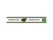Trademarx RBP WILD Minnesota Wild Licensed Peel N Stick Border