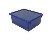 Romanoff Products ROM16004 Stowaway Blue Letter Box With Lid 13 X 10 .50 X 5
