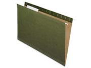 Nature Saver NAT08651 Hanging File Folders Recycled .33 Cut Letter Green