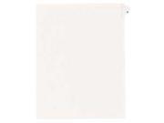 Avery Consumer Products AVE82184 Alphabetical Divider in.Vin. Side Tab 8 .50in.x11in. 25PK White