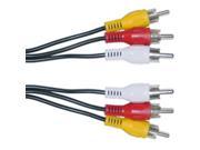 CableWholesale 10R1 03112 RCA Audio Video Cable 3 RCA Male 12 foot