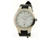 Croton CA301052BSWH Mens Sporty Black Rubber Band Date Watch