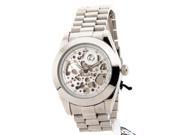 Croton C1331059SSSK Mens Imperial Stainless Steel 21 Jewels Skeleton Automatic Watch