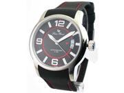 Lucien Piccard 28163RD Mens Rubber Date Watch