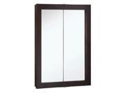 Design House 541334 Ventura Espresso Bi View Medicine Cabinet Mirror with 2 Doors and 2 Shelves 24 x 30 in.