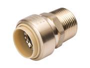 B And K Industries 630 103HC .5 in. X .5 in. Low Lead Brass MPT Adapter