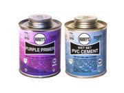 Wm Harvey Co 019550 2 Pack Purple Primer Wet Set PVC Cement Pack of 6